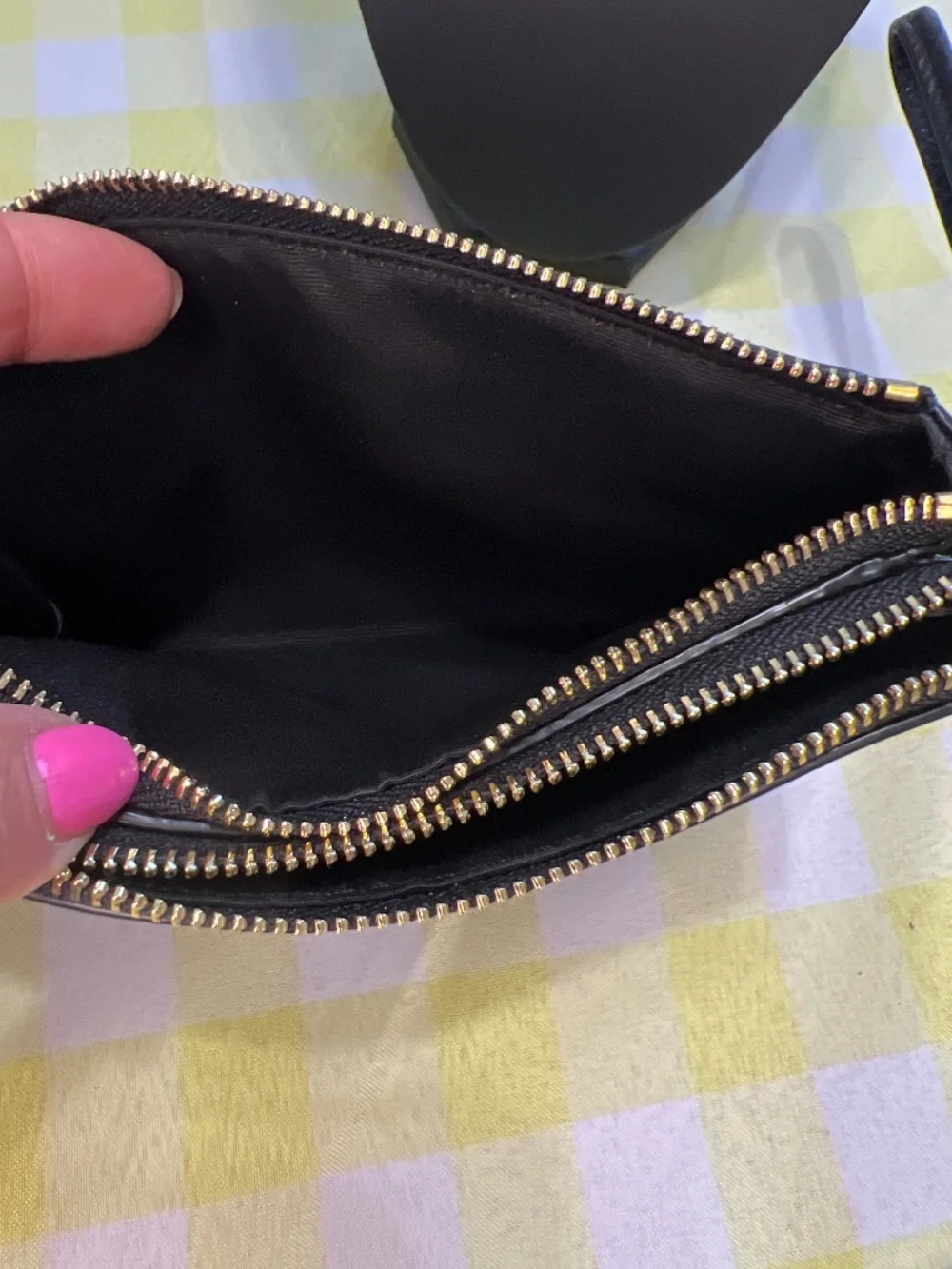 Coach Double Zip Wristlet